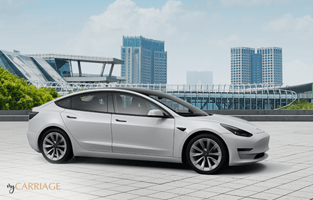 Tesla Model 3 wedding car rental Singapore