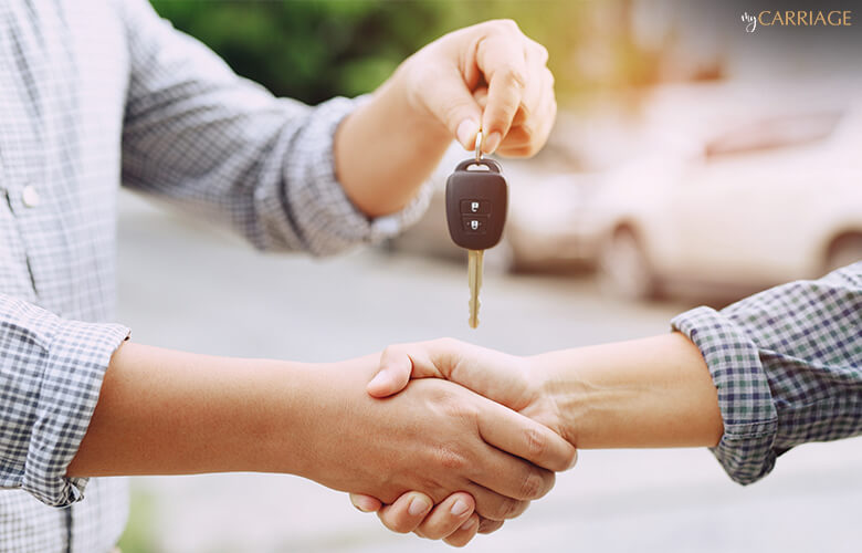 Company car lease key exchange